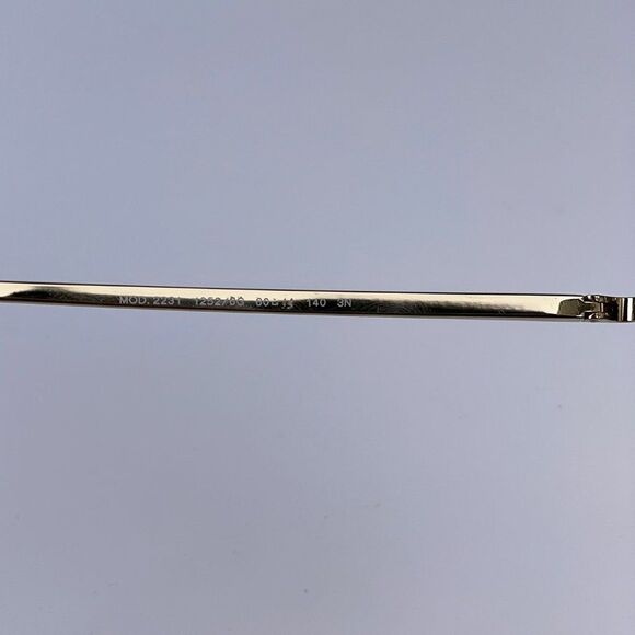 NEW Versace VE2231 Medusa Glam 12526G Unisex Aviator Metal Rimless Sunglasses - Picture 8 of 8